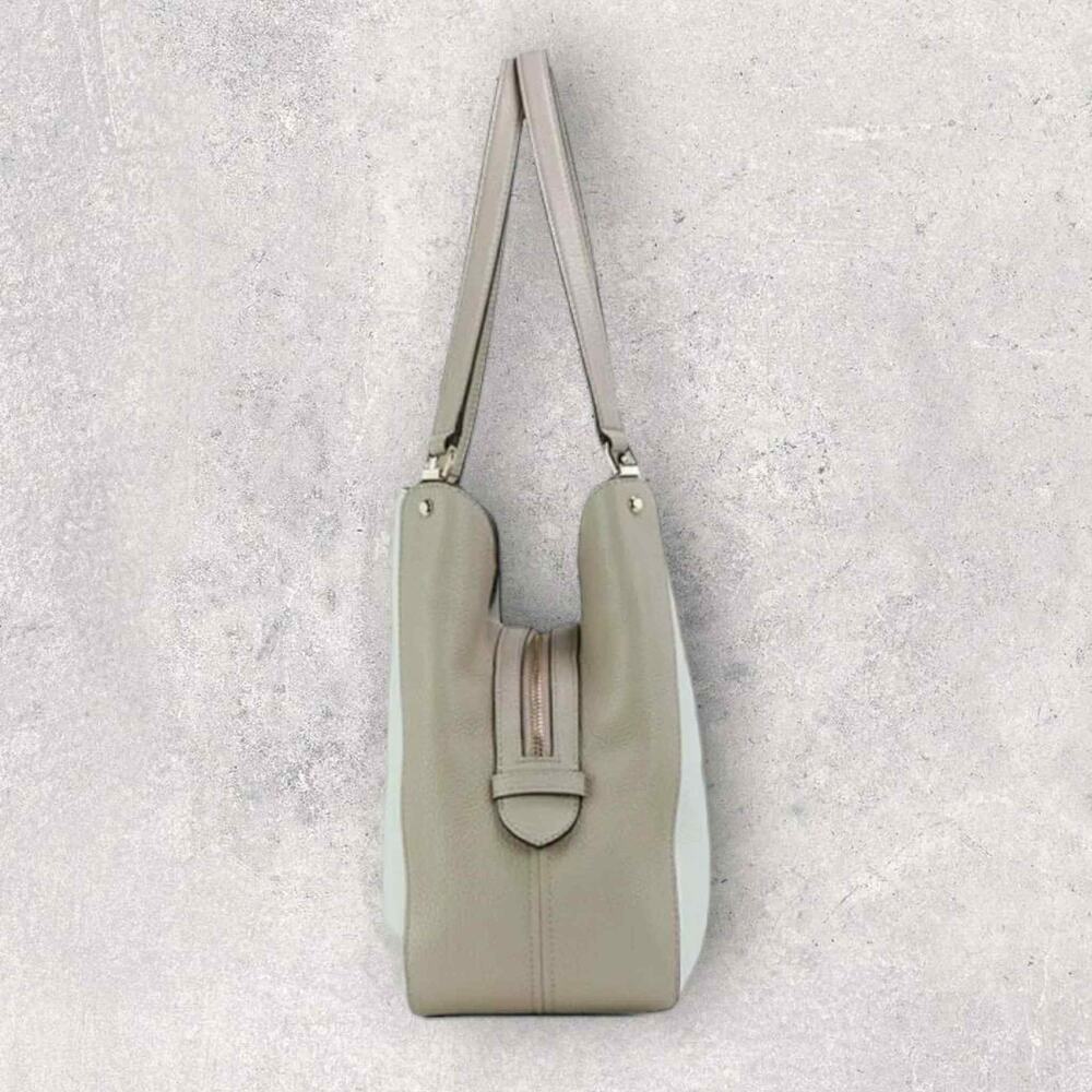 Kate Spade Leila Medium Triple Compartment Shoulder Bag light sand & warm beige - Picture 2 of 13